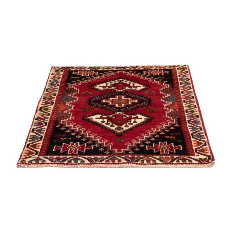 Tapis persan - Nomadic - 119 x 81 cm - rouge foncé
