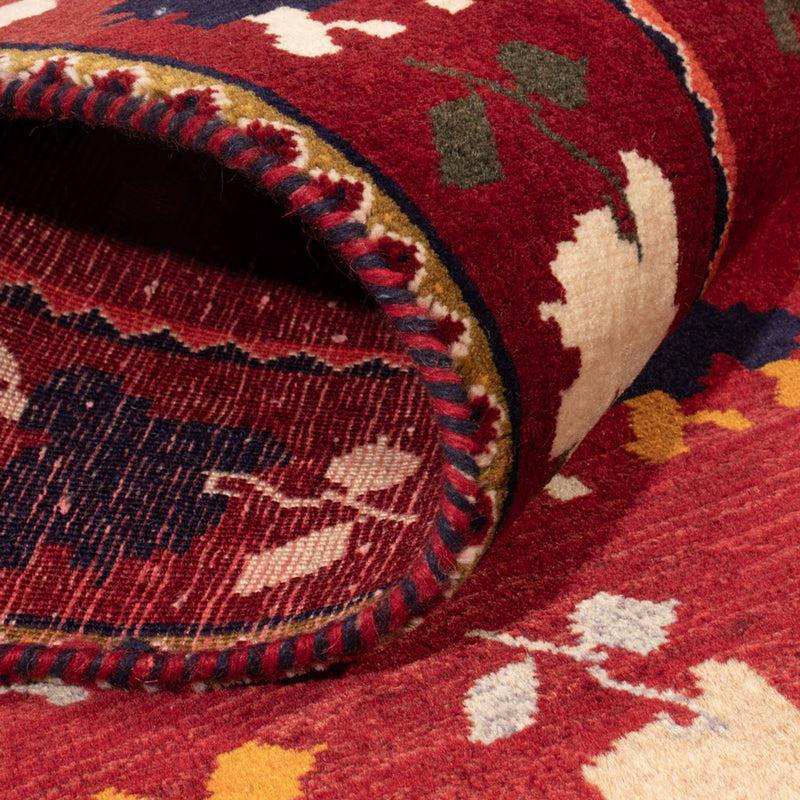 Tapis de couloir Tapis persan - Nomadic - 190 x 83 cm - rouge foncé