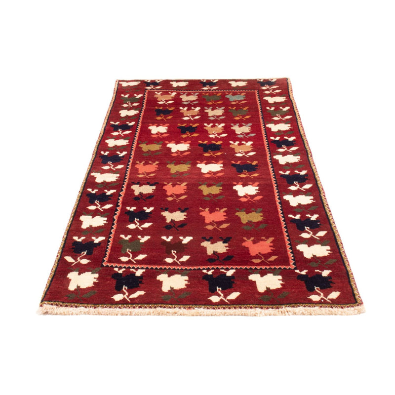 Tapis de couloir Tapis persan - Nomadic - 190 x 83 cm - rouge foncé