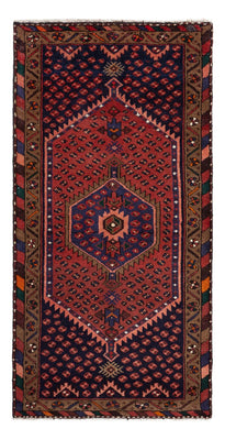 Tapis persan - Nomadic - 153 x 74 cm - rouge foncé
