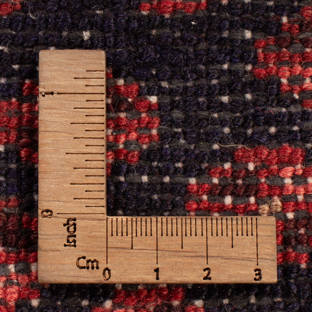 Tapis persan - Nomadic - 153 x 74 cm - rouge foncé