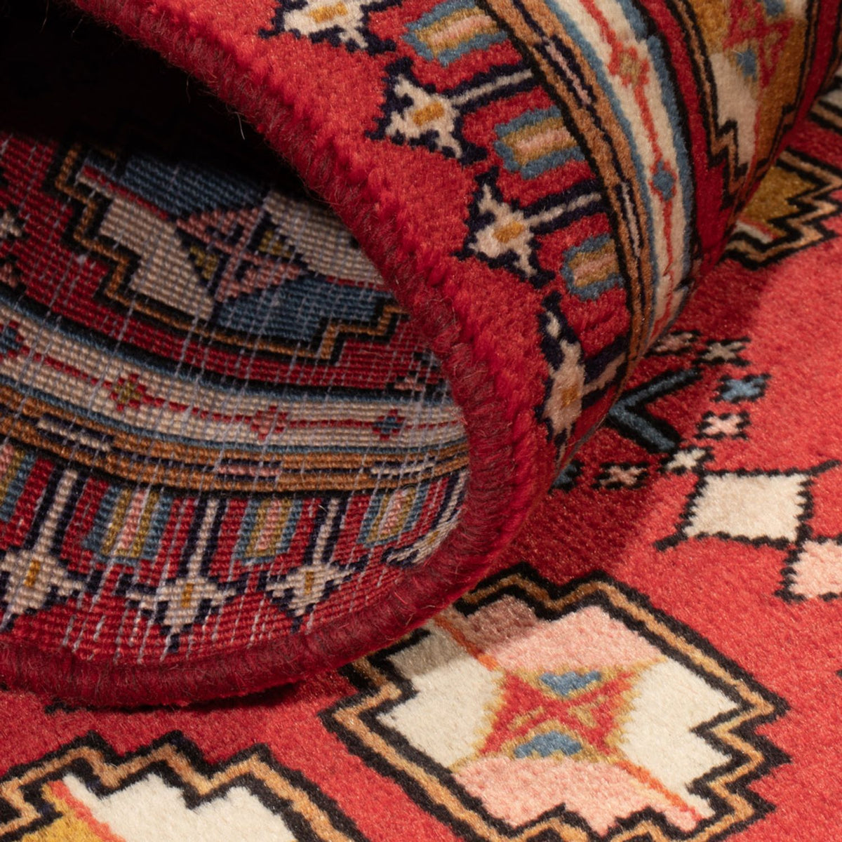 Tapis persan - Nomadic - 130 x 64 cm - multicolore