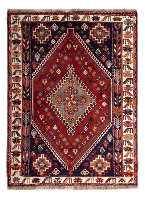 Tapis persan - Nomadic - 158 x 116 cm - terracotta