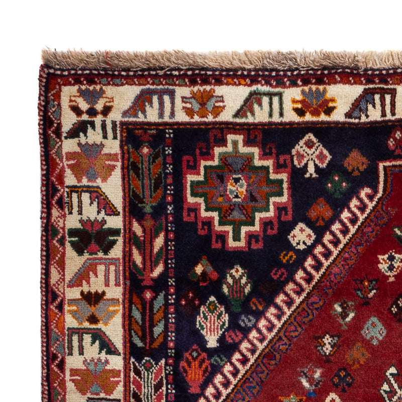 Tapis persan - Nomadic - 158 x 116 cm - terracotta