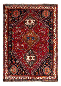 Tapis persan - Nomadic - 156 x 110 cm - rouge foncé