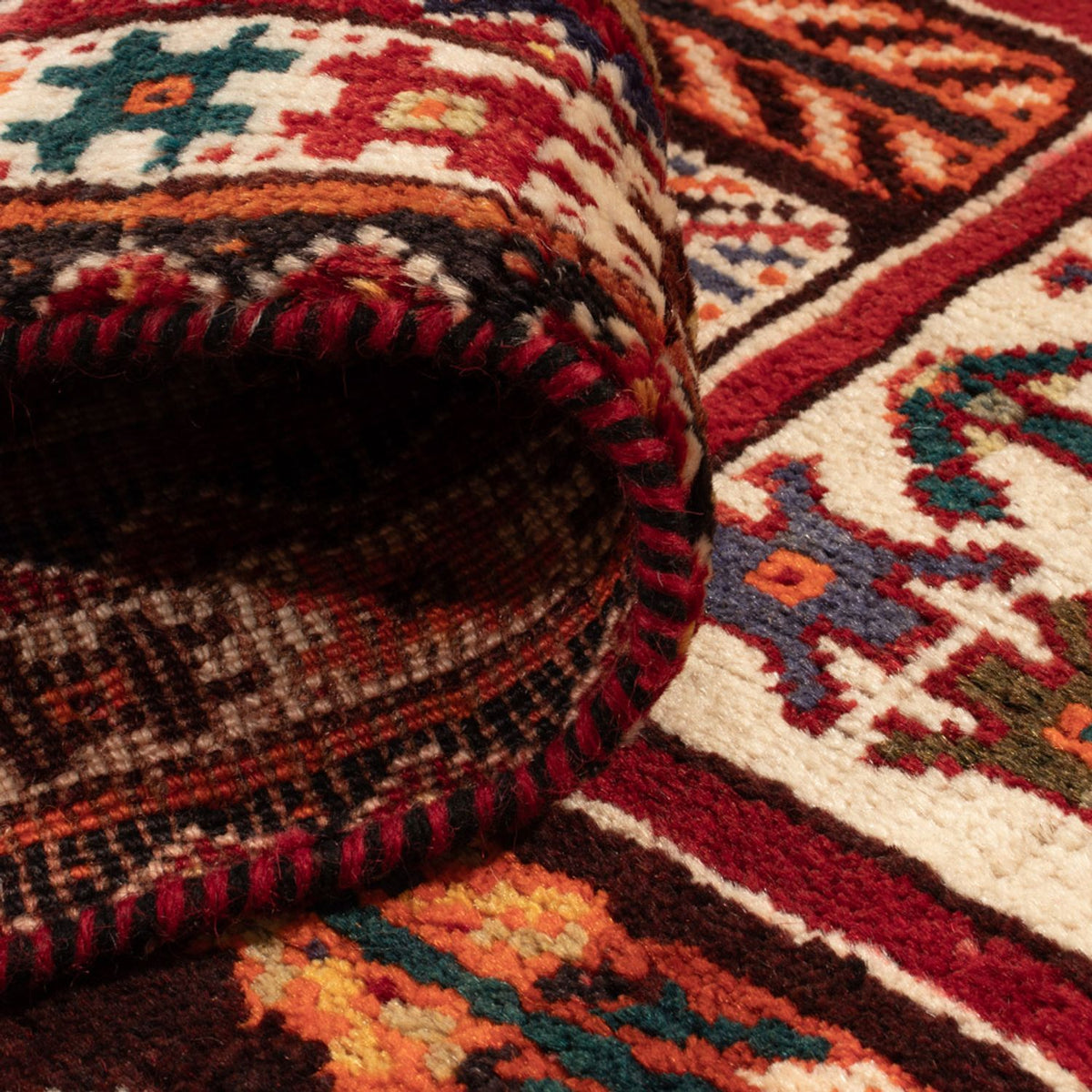 Tapis persan - Nomadic - 182 x 111 cm - multicolore