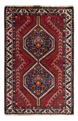 Tapis persan - Nomadic - 133 x 84 cm - rouge foncé