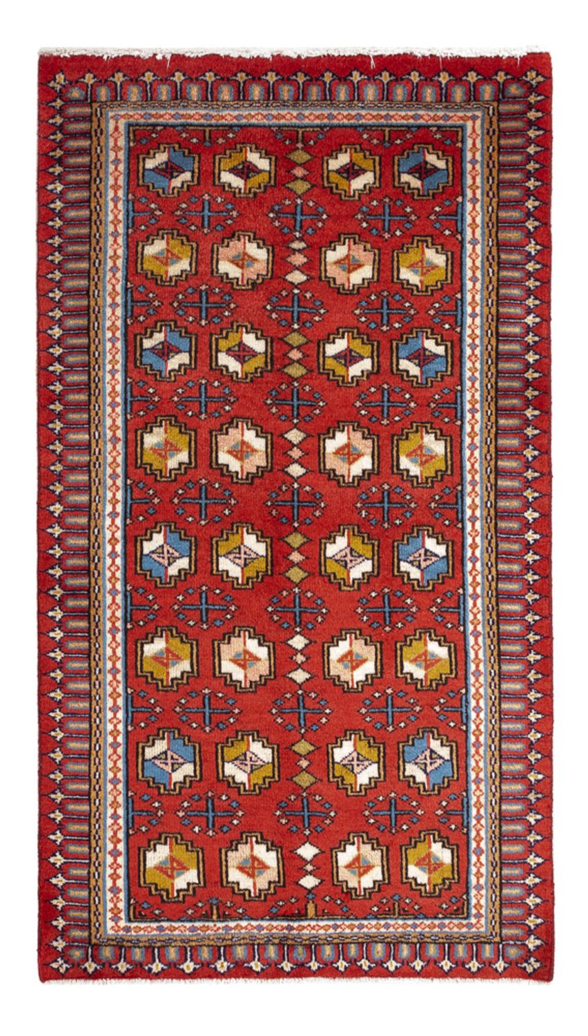 Tapis persan - Nomadic - 123 x 65 cm - rouge