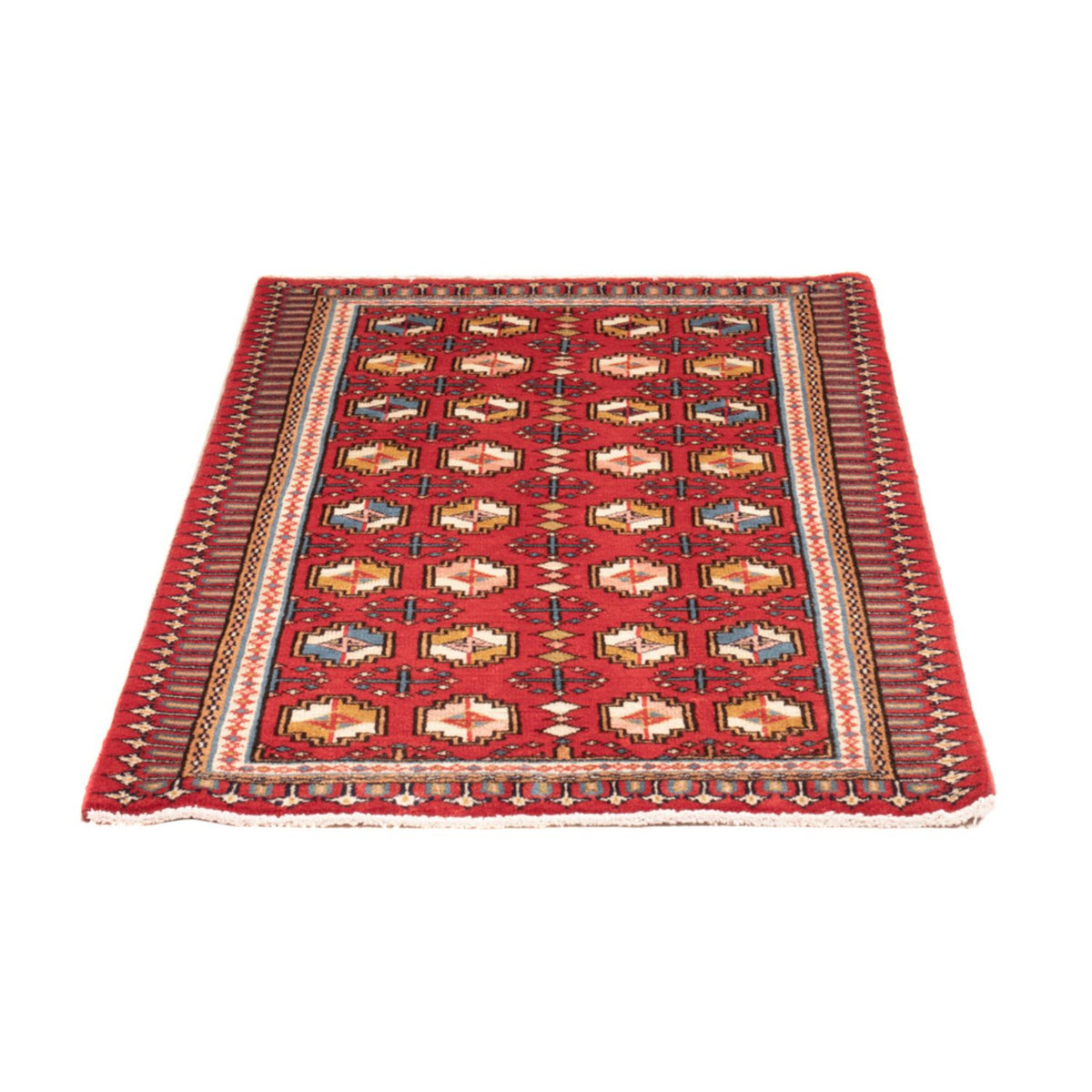 Tapis persan - Nomadic - 123 x 65 cm - rouge