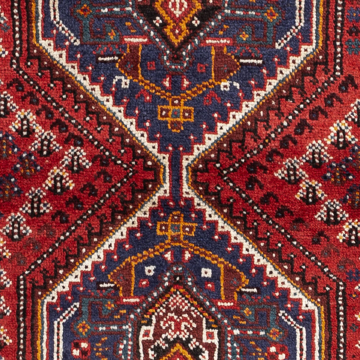 Tapis persan - Nomadic - 137 x 85 cm - rouge foncé
