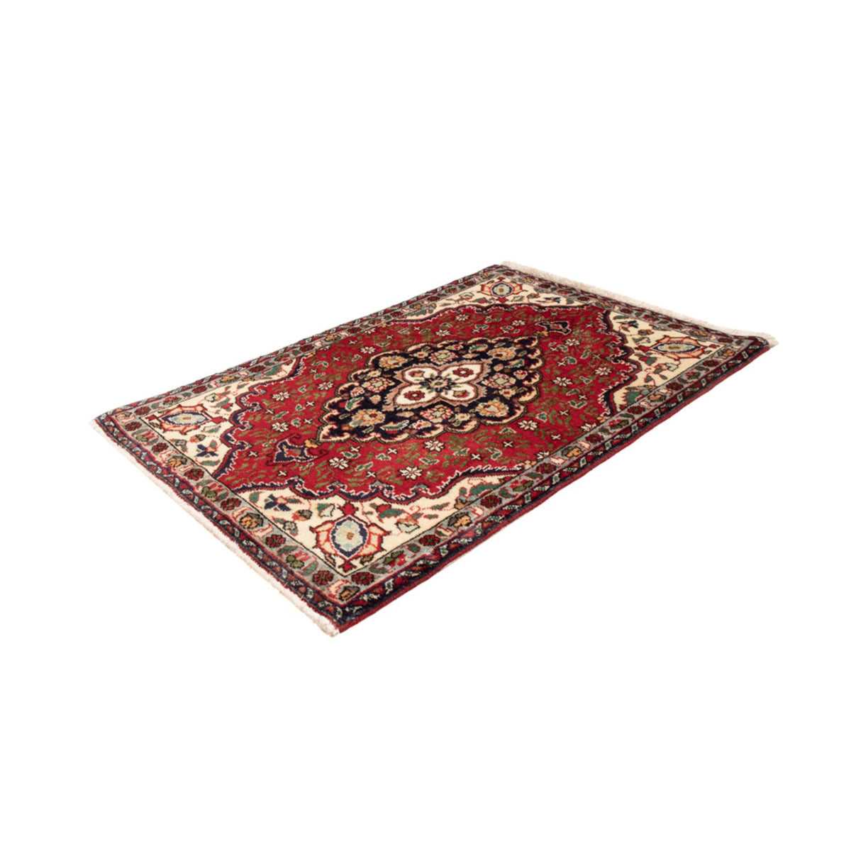 Tapis persan - Tabriz - 86 x 56 cm - rouge
