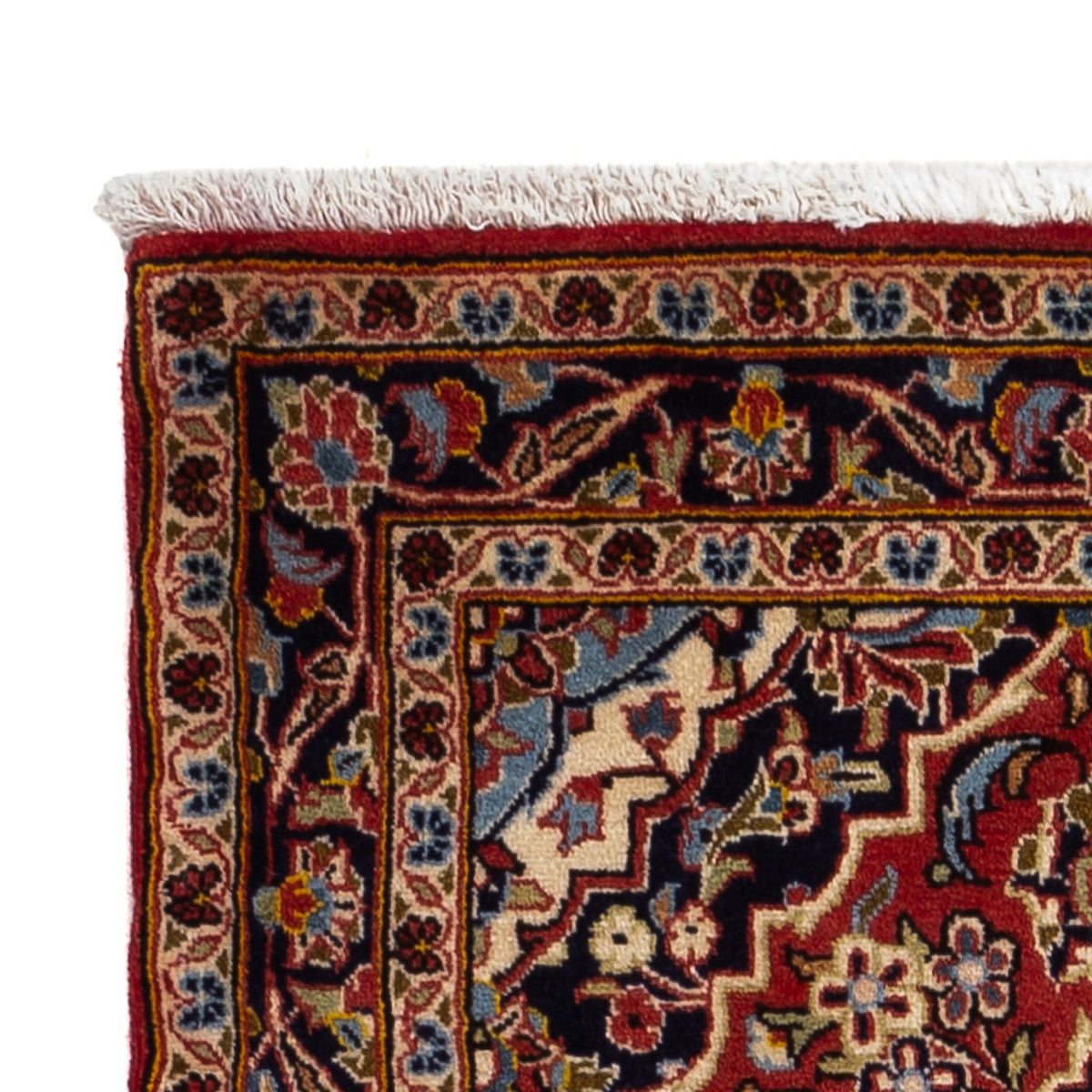 Tapis persan - Keshan - 111 x 69 cm - gris foncé