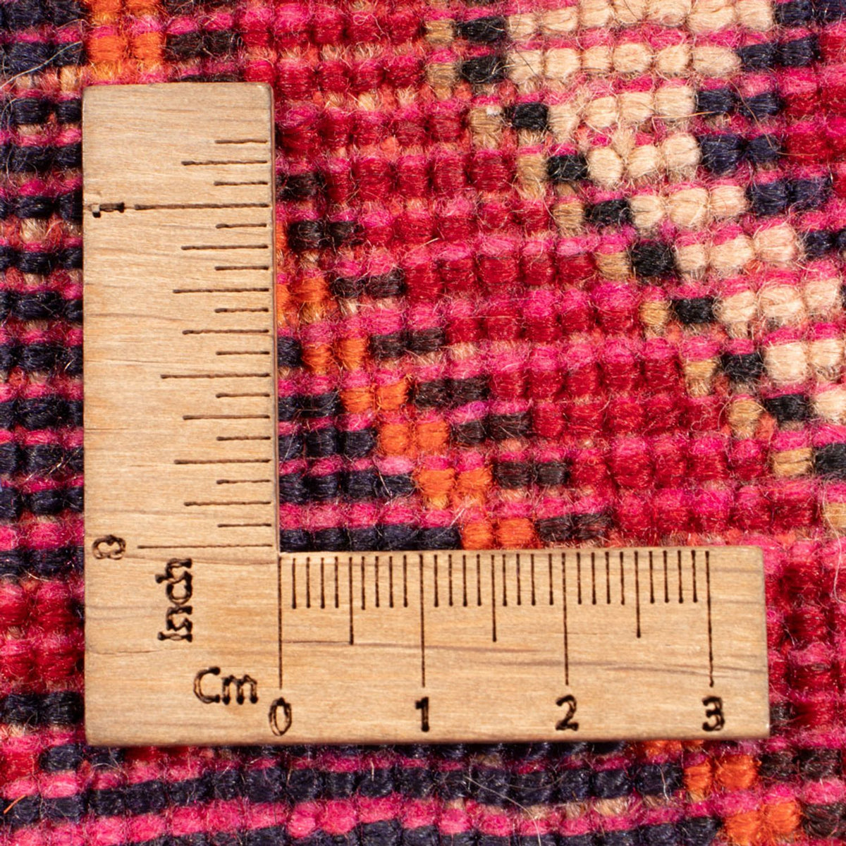 Tapis persan - Nomadic - 256 x 141 cm - rouge foncé