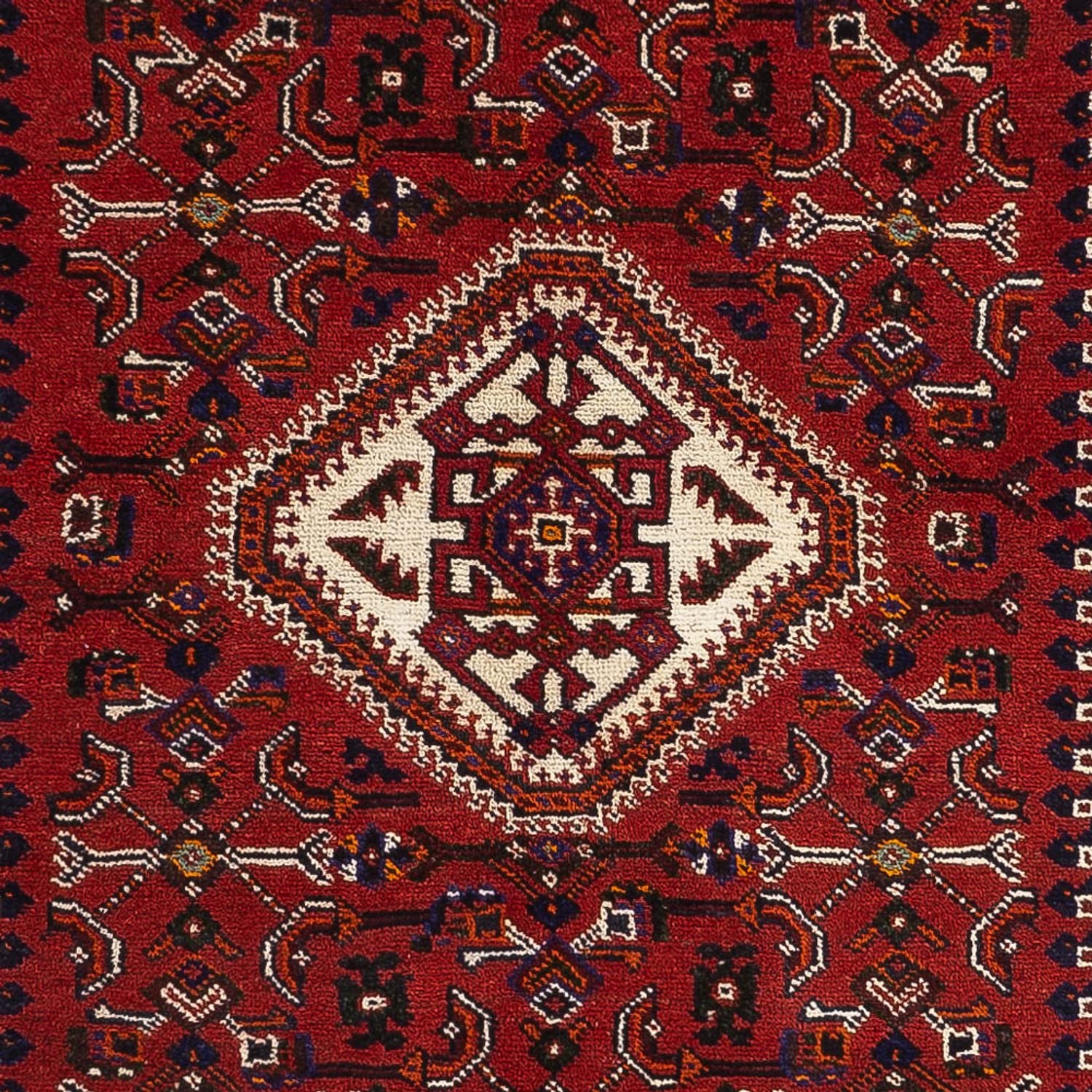 Tapis persan - Nomadic - 252 x 155 cm - rouge foncé