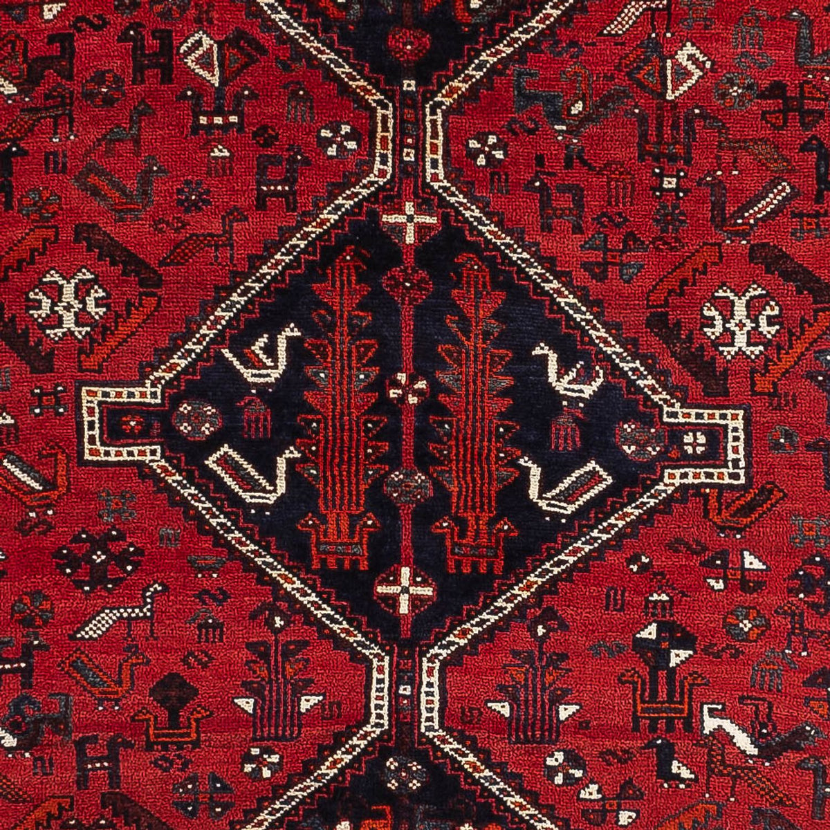 Tapis persan - Nomadic - 221 x 159 cm - rouge