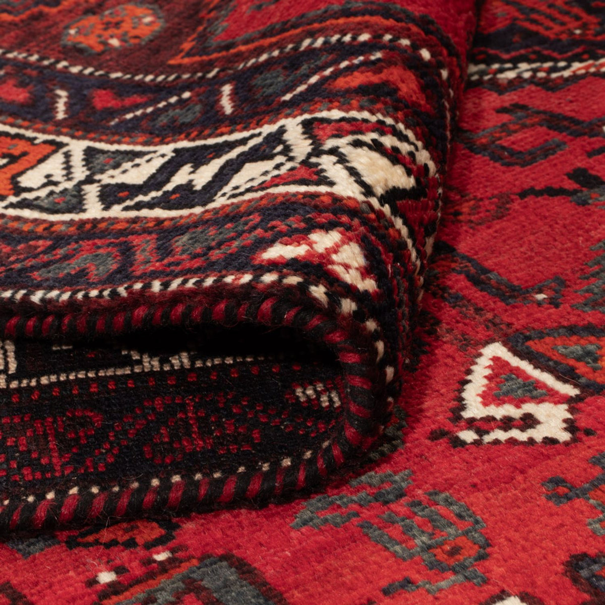 Tapis persan - Nomadic - 221 x 159 cm - rouge