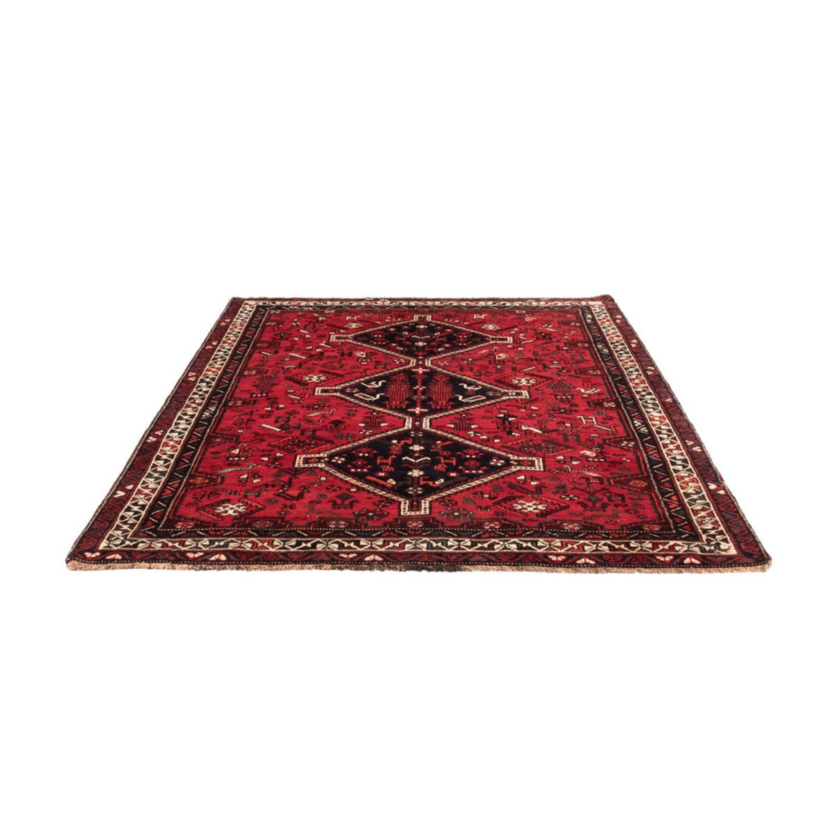 Tapis persan - Nomadic - 221 x 159 cm - rouge