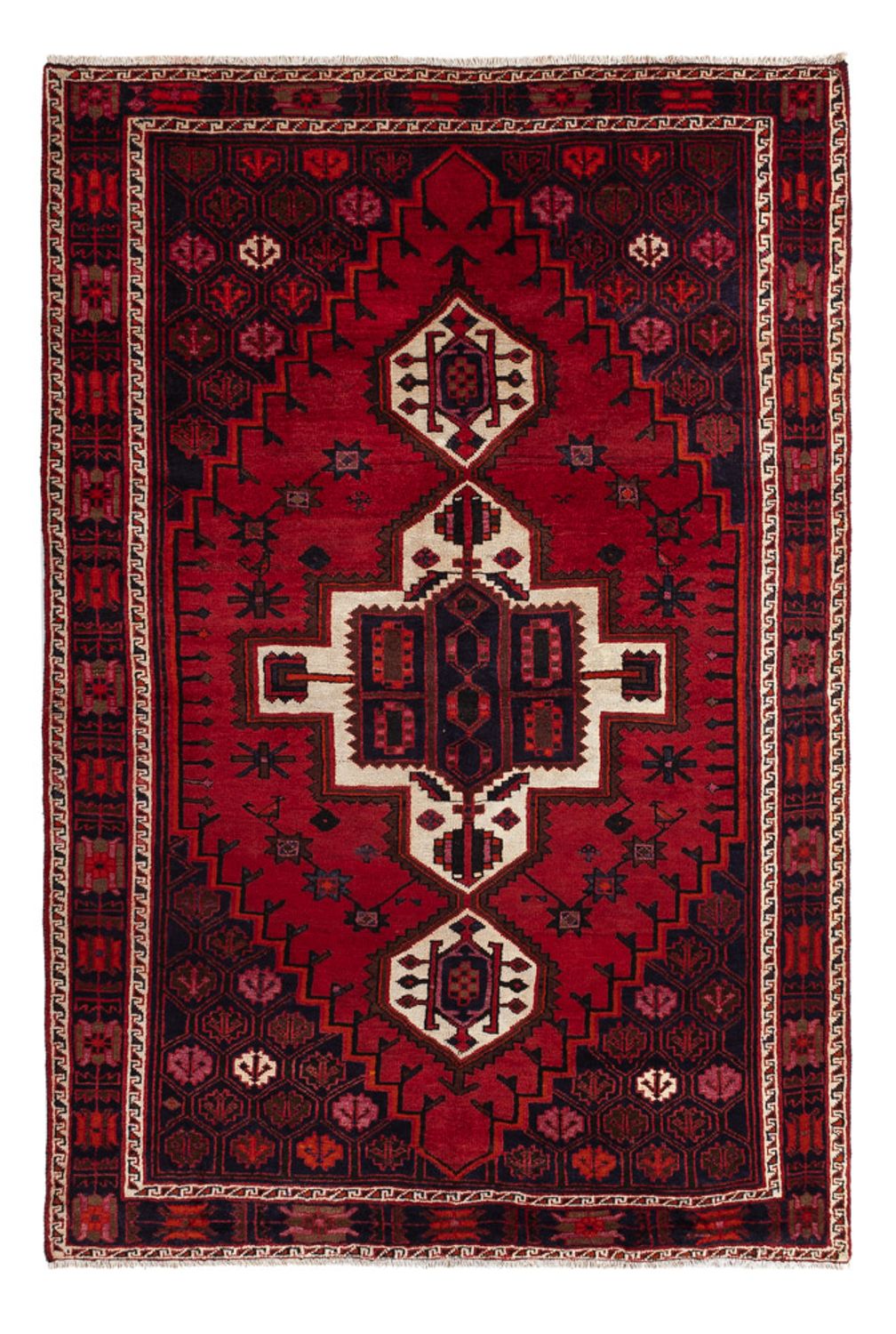 Tapis persan - Nomadic - 258 x 174 cm - rouge