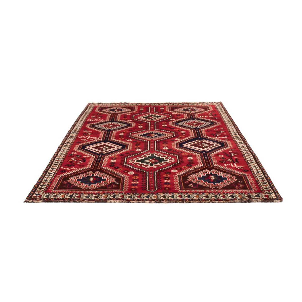 Tapis persan - Nomadic - 249 x 170 cm - rouge