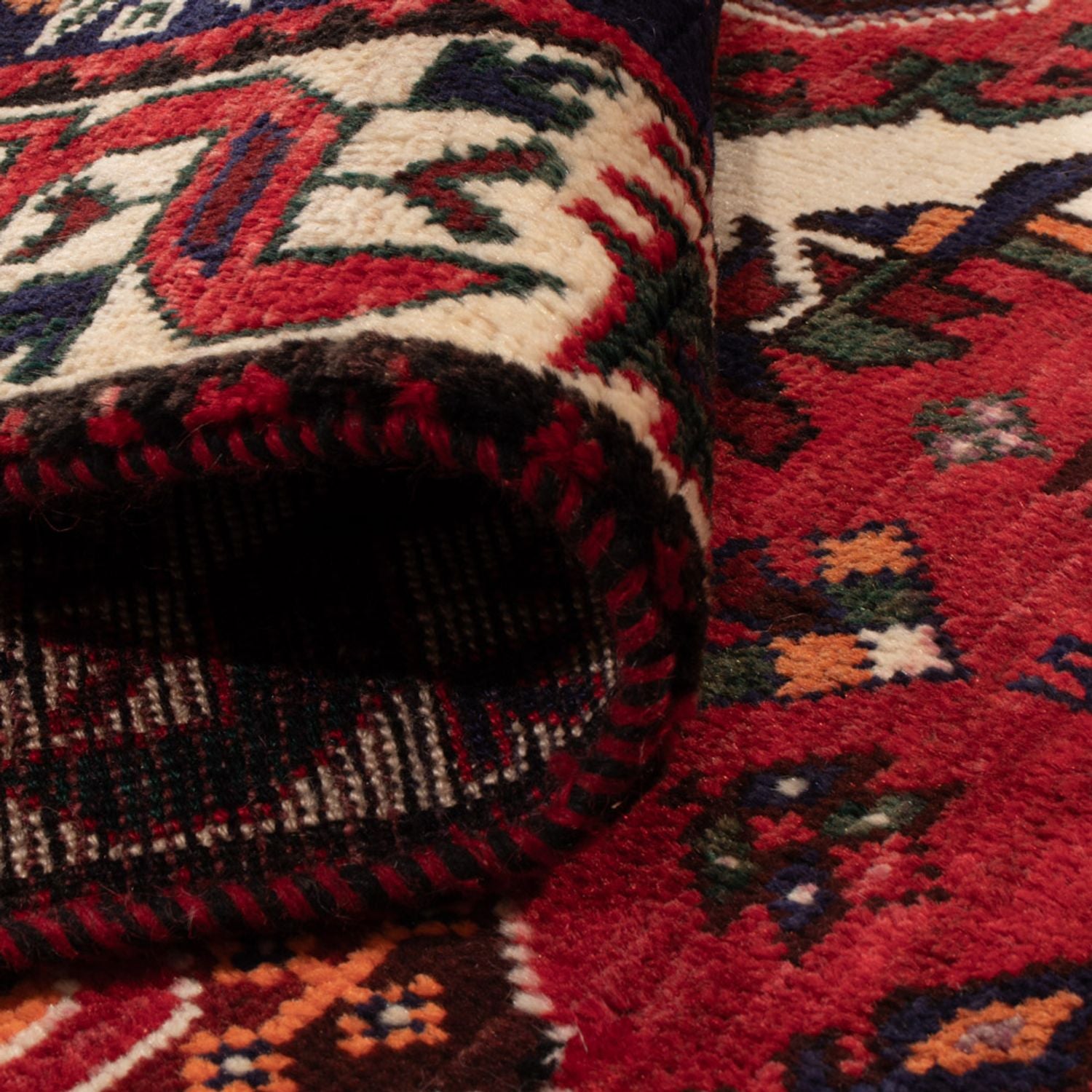Tapis persan - Nomadic - 245 x 156 cm - rouge