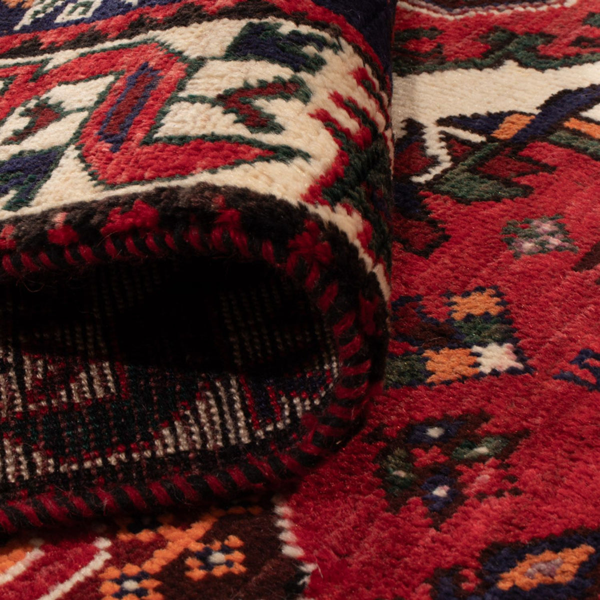 Tapis persan - Nomadic - 245 x 156 cm - rouge