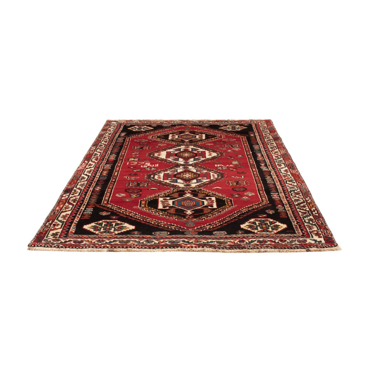 Tapis persan - Nomadic - 237 x 143 cm - rouge