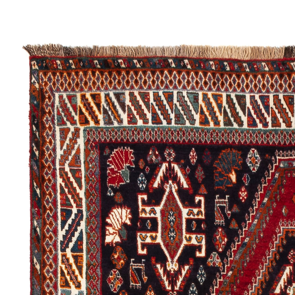 Tapis persan - Nomadic - 247 x 160 cm - rouge