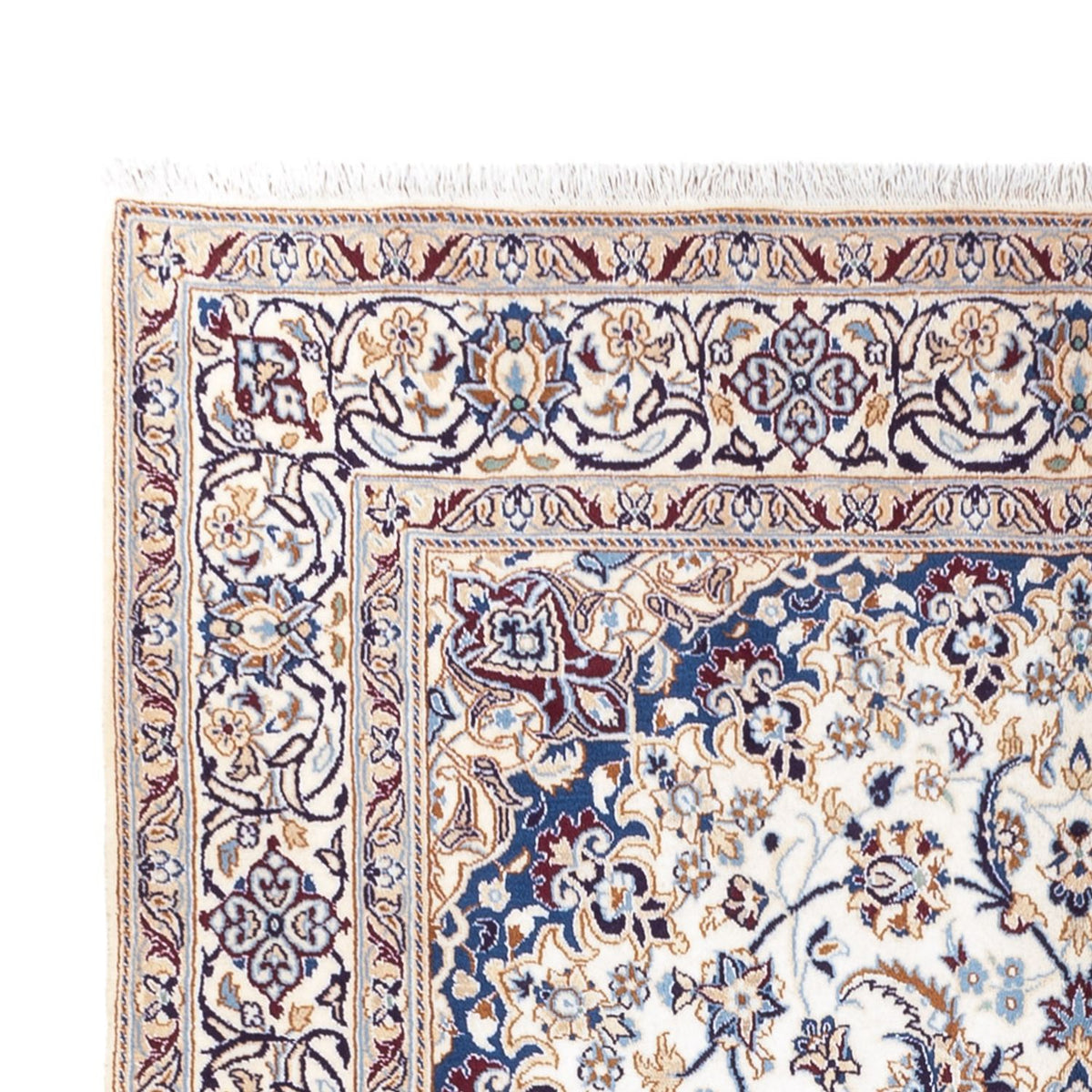 Tapis persan - Nain - 312 x 199 cm - crème