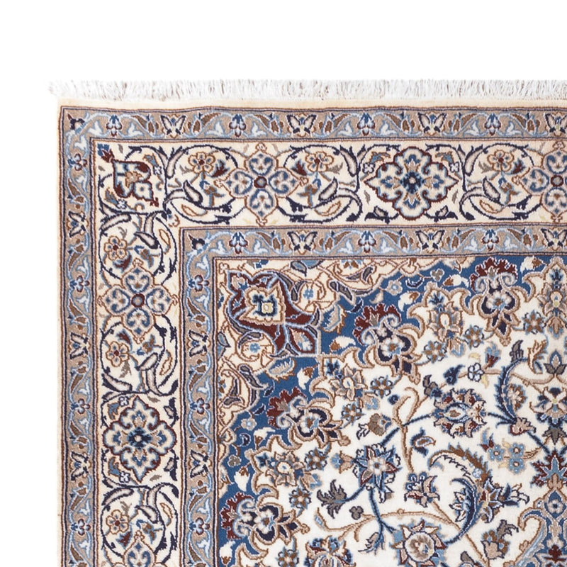Tapis persan - Nain - 296 x 196 cm - crème