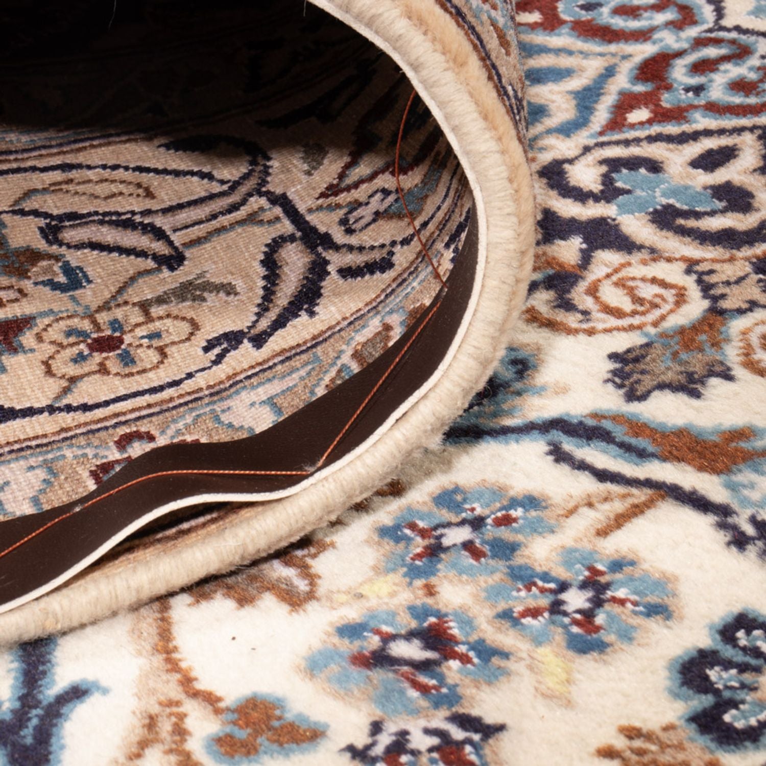 Tapis persan - Nain - 296 x 196 cm - crème