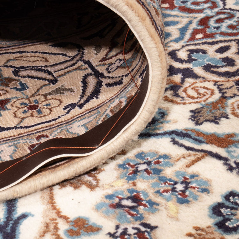 Tapis persan - Nain - 296 x 196 cm - crème