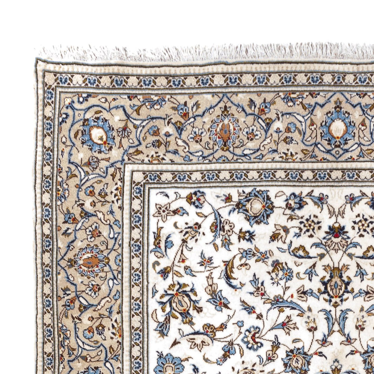 Tapis persan - Nain - 315 x 195 cm - crème