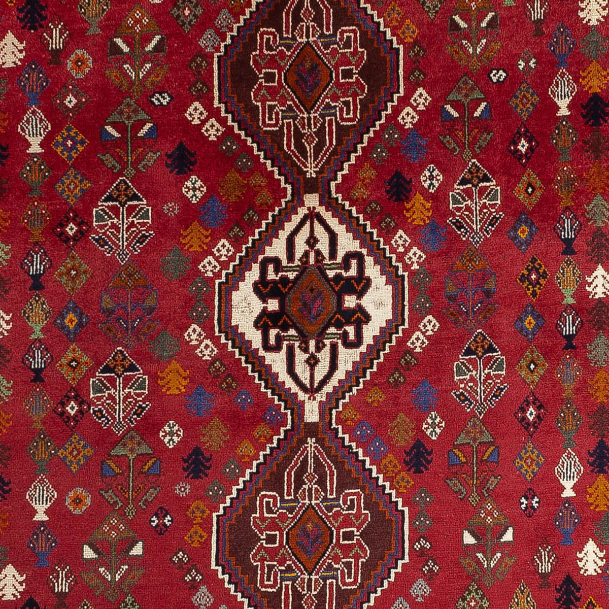 Tapis persan - Nomadic - 294 x 190 cm - rouge