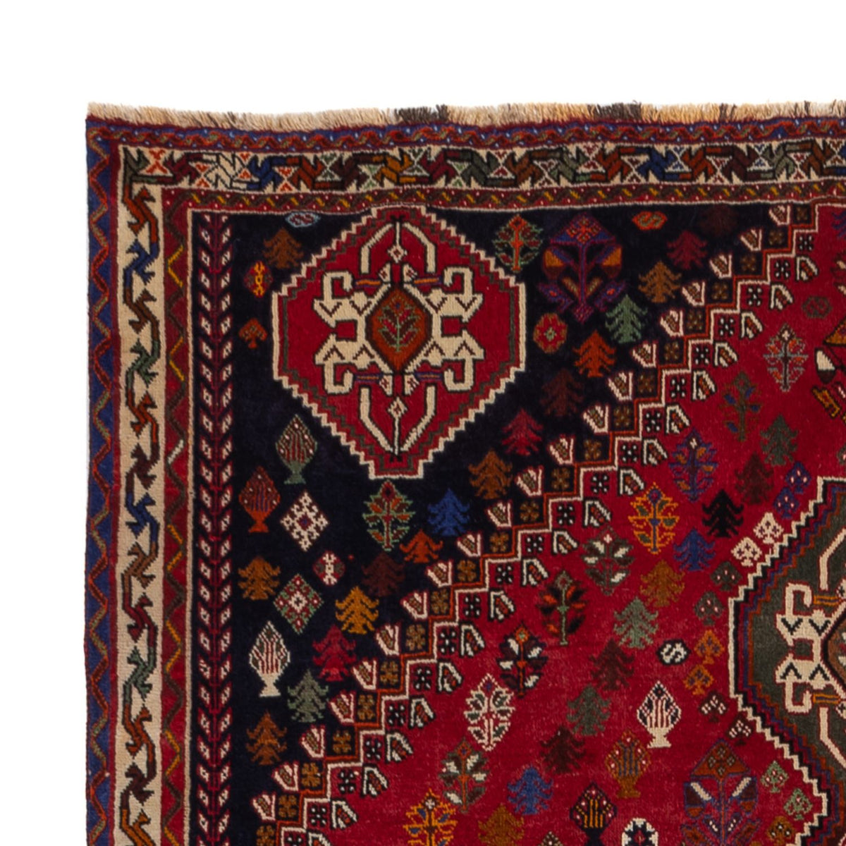 Tapis persan - Nomadic - 294 x 190 cm - rouge