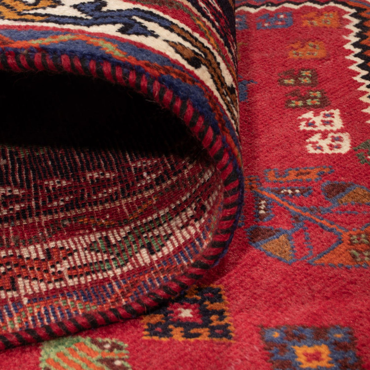 Tapis persan - Nomadic - 294 x 190 cm - rouge