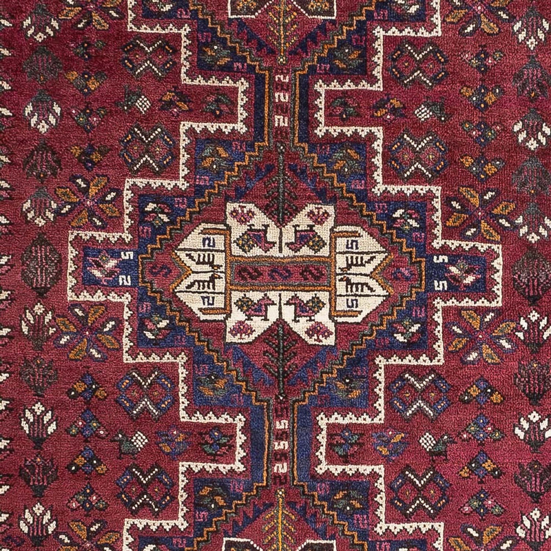 Tapis persan - Nomadic - 254 x 180 cm - rouge foncé