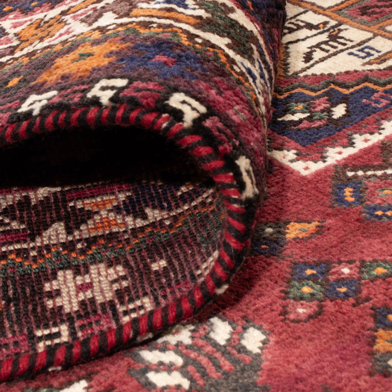 Tapis persan - Nomadic - 254 x 180 cm - rouge foncé