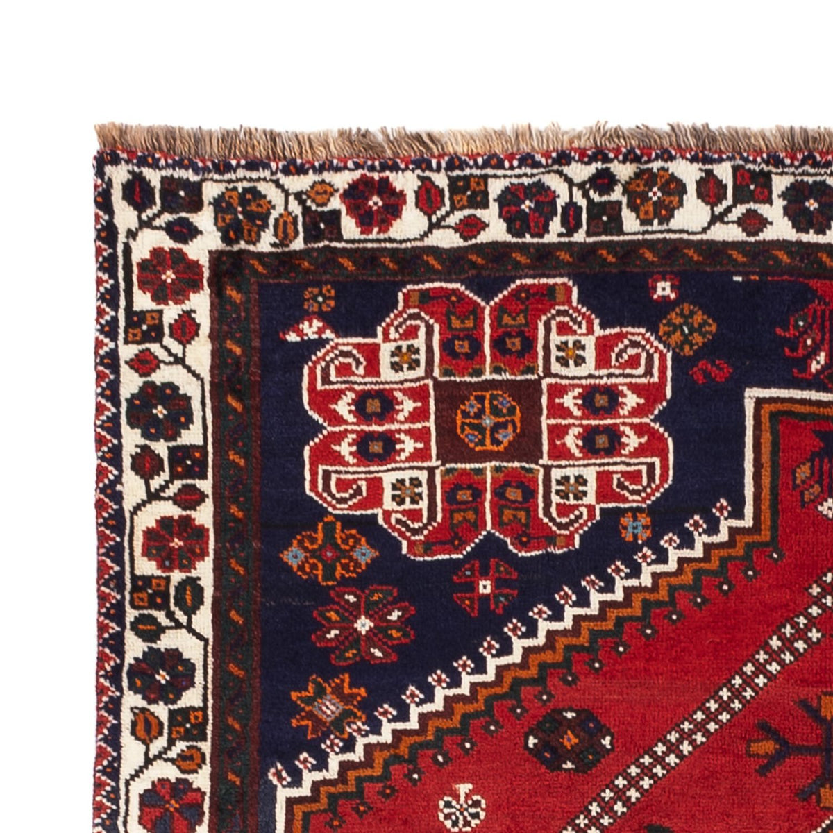 Tapis persan - Nomadic - 257 x 162 cm - rouge