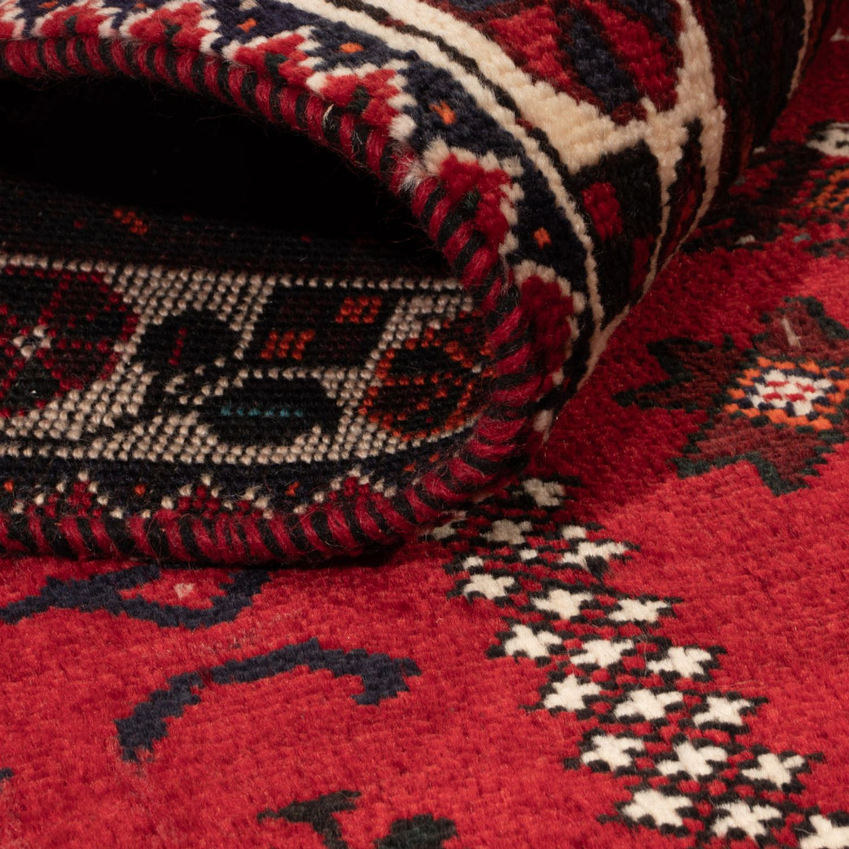 Tapis persan - Nomadic - 257 x 162 cm - rouge