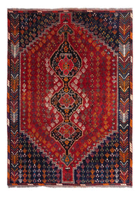 Tapis persan - Nomadic - 211 x 155 cm - rouge