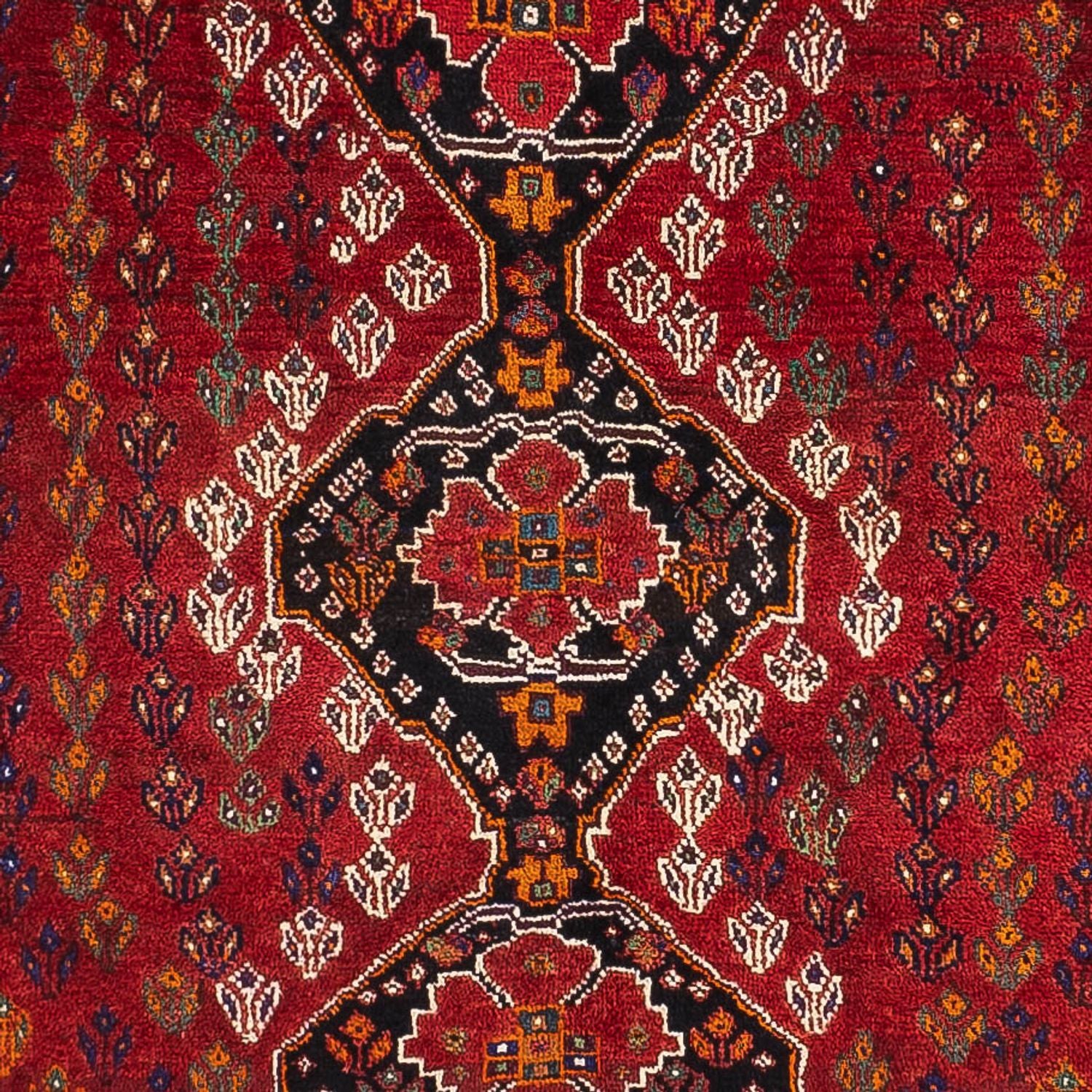 Tapis persan - Nomadic - 211 x 155 cm - rouge