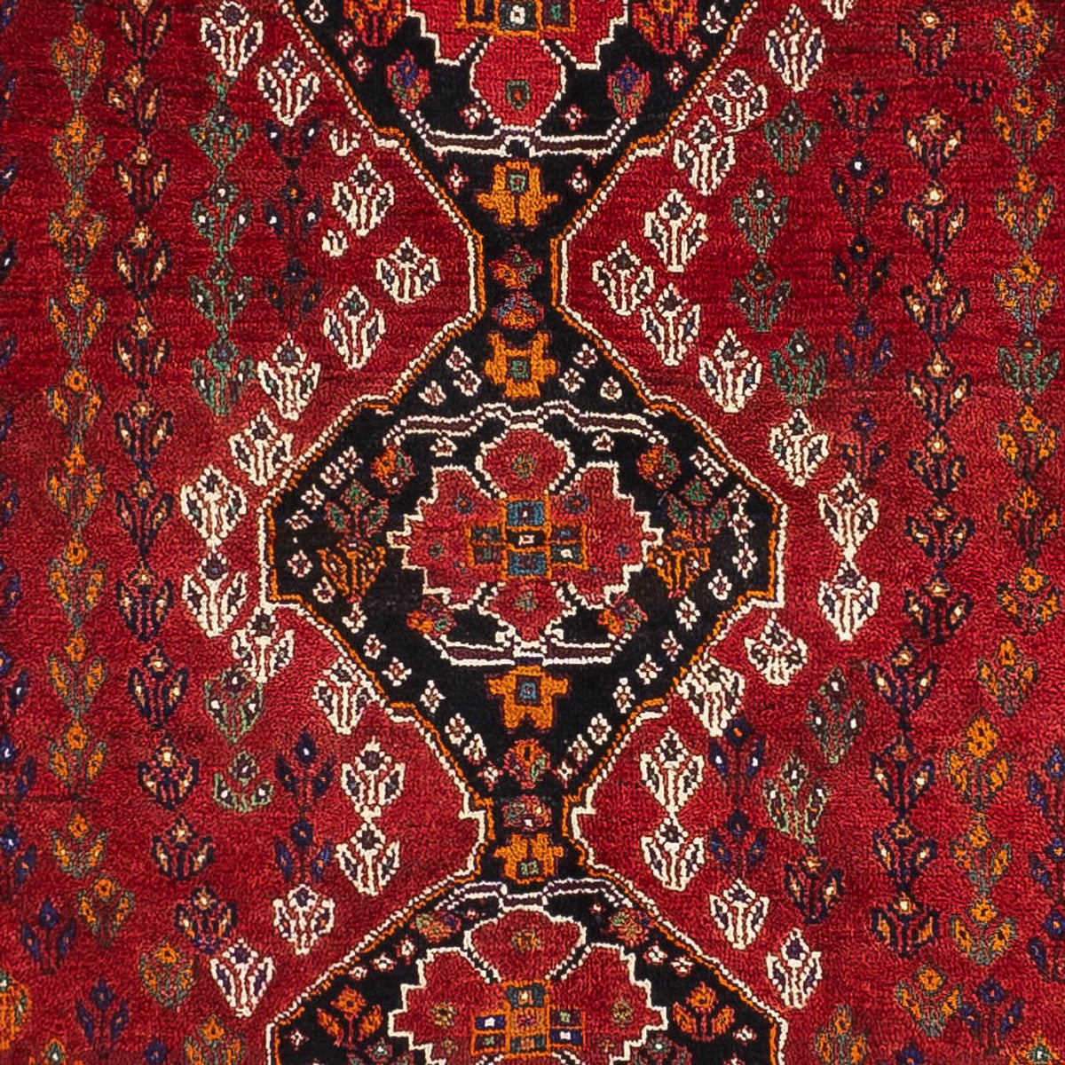 Tapis persan - Nomadic - 211 x 155 cm - rouge