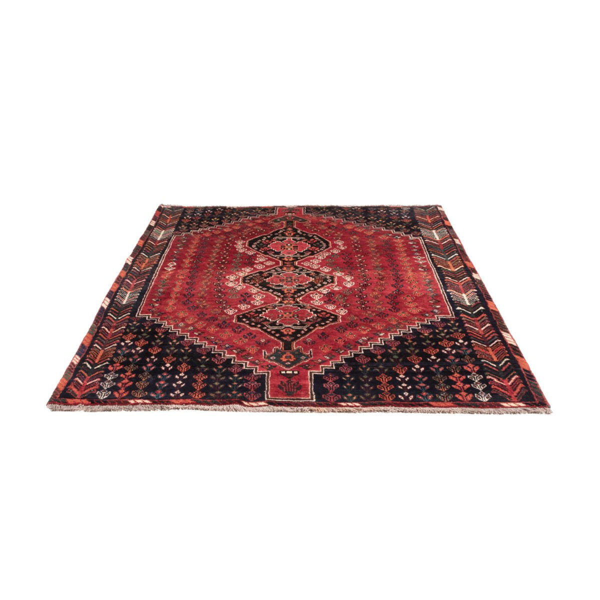 Tapis persan - Nomadic - 211 x 155 cm - rouge