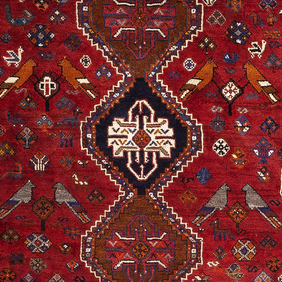 Tapis persan - Nomadic - 259 x 162 cm - rouge
