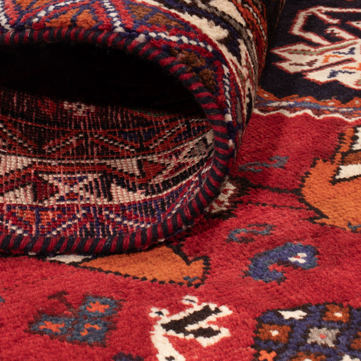 Tapis persan - Nomadic - 259 x 162 cm - rouge