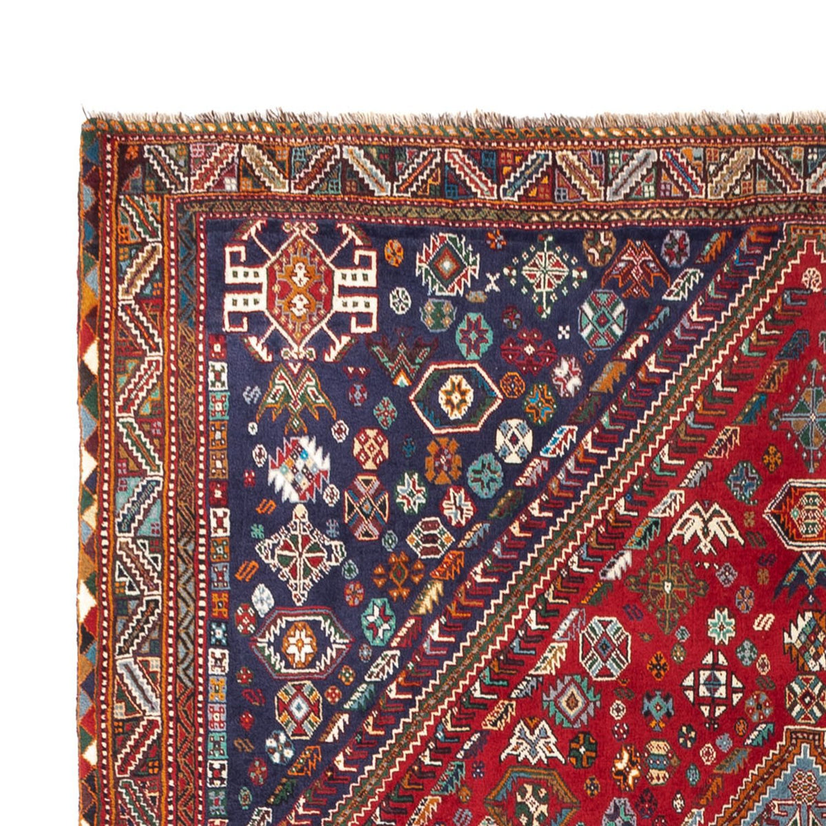 Tapis persan - Nomadic - 331 x 215 cm - rouge