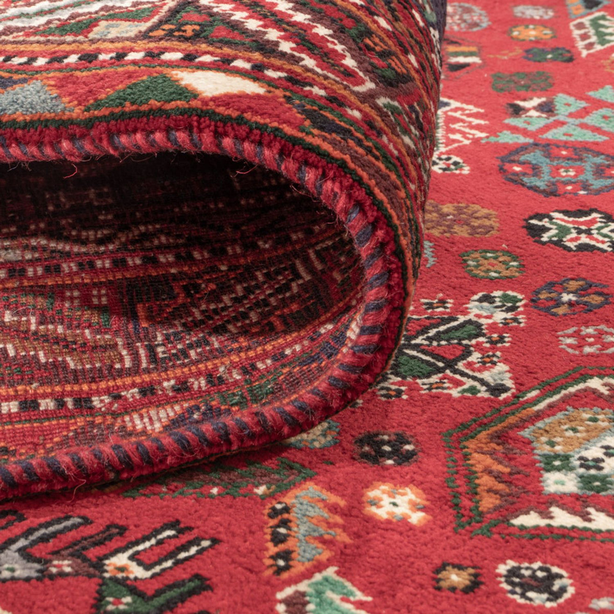 Tapis persan - Nomadic - 331 x 215 cm - rouge