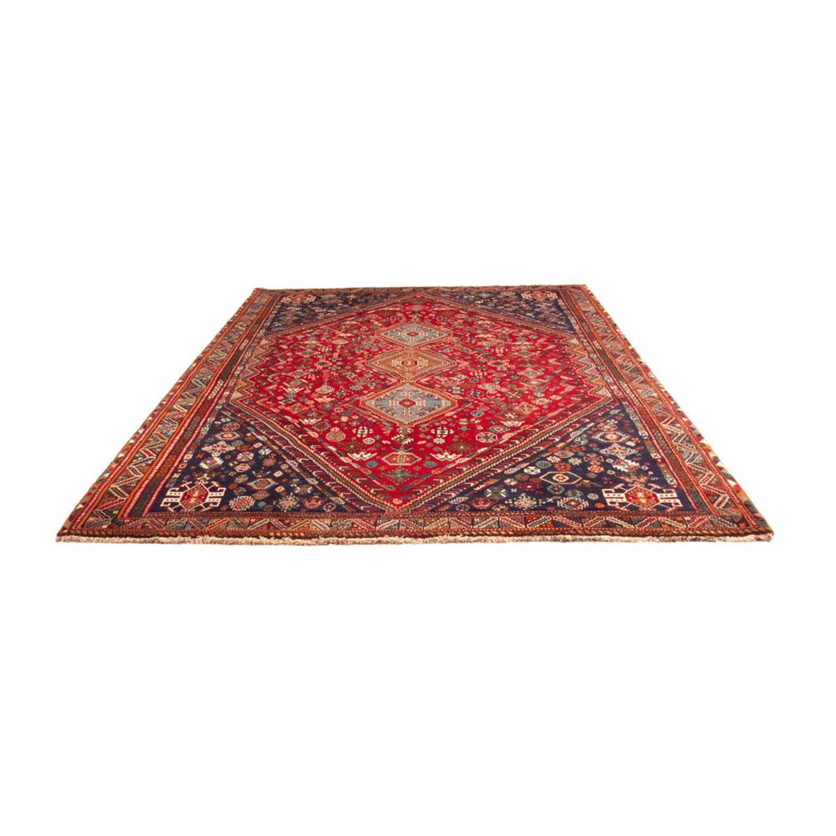 Tapis persan - Nomadic - 331 x 215 cm - rouge
