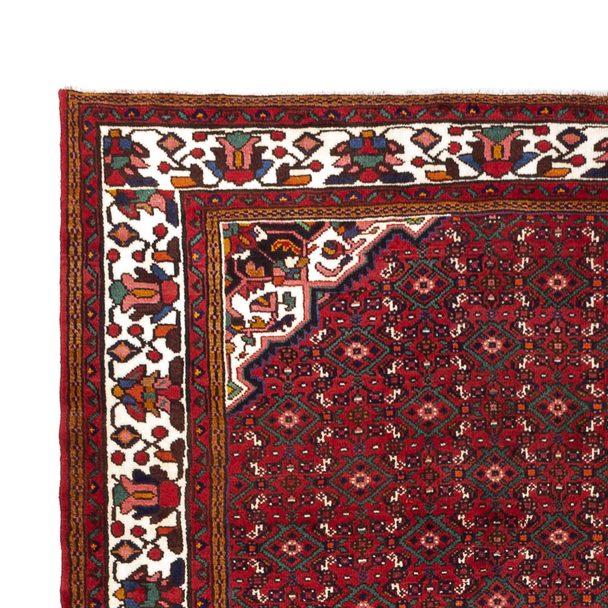 Tapis persan - Nomadic - 318 x 210 cm - rouge foncé