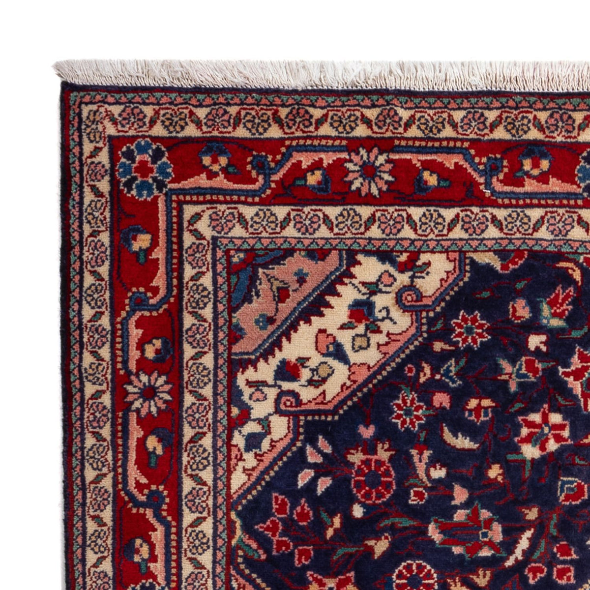 Tapis persan - Nomadic - 165 x 115 cm - bleu foncé